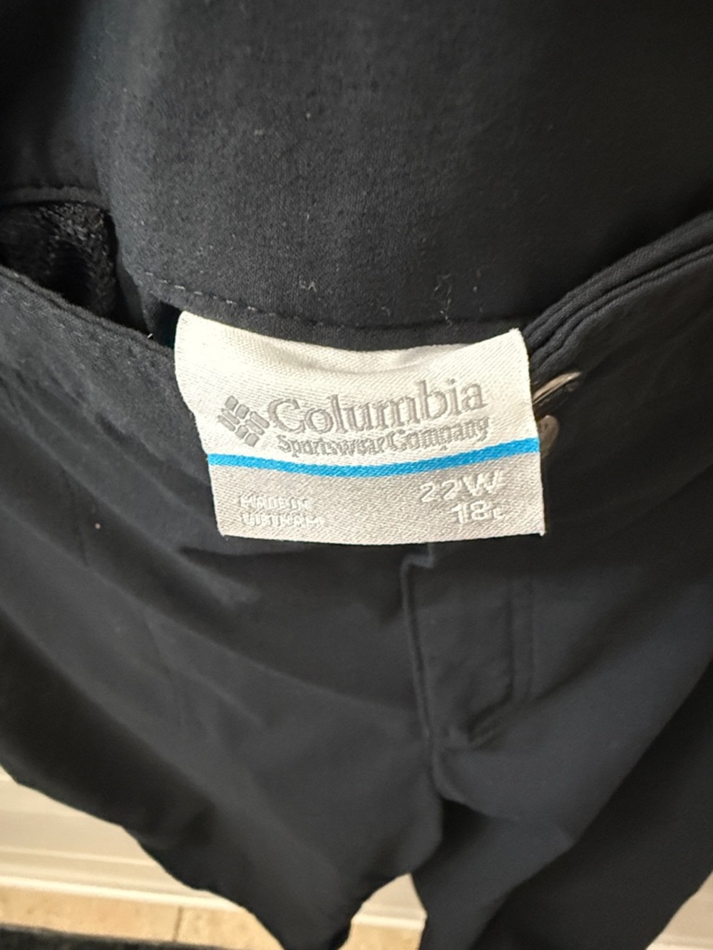 Columbia Women's Charcoal Black Stretch Capris - Picture 7 of 7